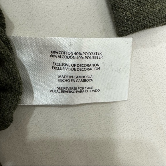 Banana Republic Green Sweater Cotton Polyester 2XL XXL NWOT - Picture 4 of 7